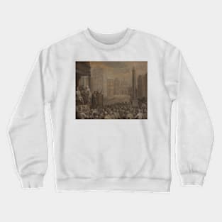 The Judgement of Zaleucus by Otto van Veen Crewneck Sweatshirt